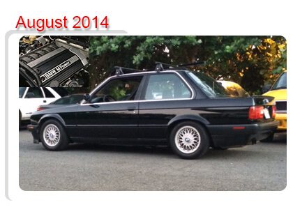 Jarin K's 1989 325is S50B30 swap, AKG August 2014 Car of the Month.